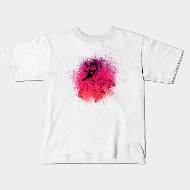 The Deranged King (Crimson) : A Fantasy Character Kids T-Shirt by McNerdic